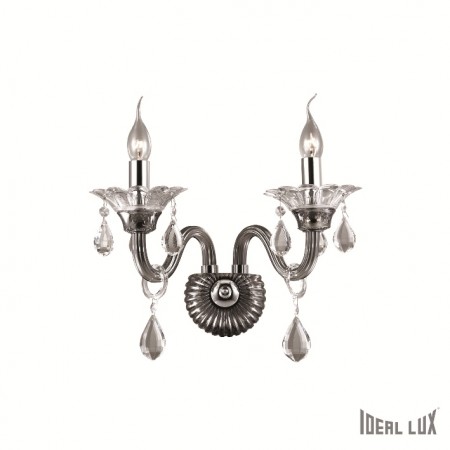 Nástěnné svítidlo Ideal Lux Colossal AP2 grigio 081496 šedé