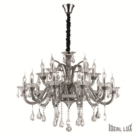 Závěsné svítidlo Ideal Lux Colossal SP15 grigio 081526 šedé 95cm