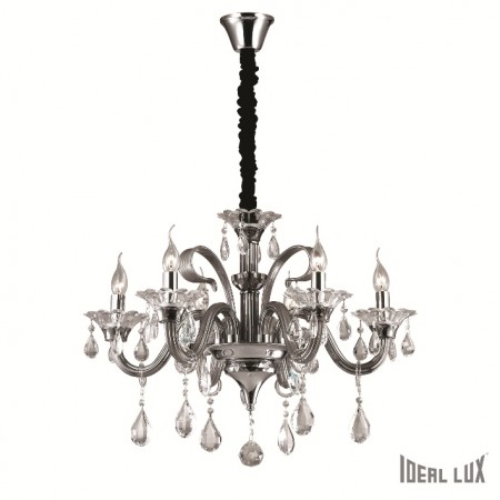 Závěsné svítidlo Ideal Lux Colossal SP6 grigio 081502 šedé 66cm