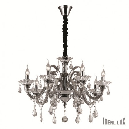 Závěsné svítidlo Ideal Lux Colossal SP8 grigio 081519 šedé 78cm