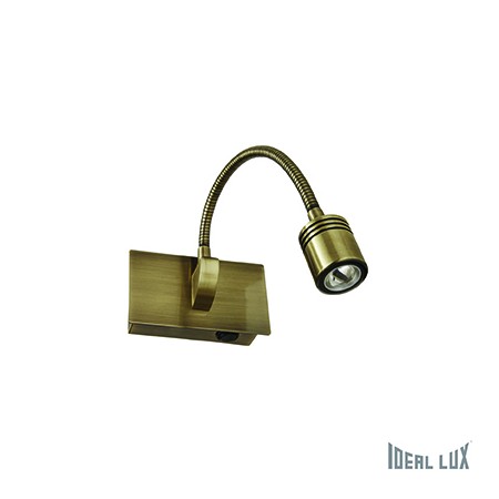 LED Nástěnné svítidlo Ideal Lux Dynamo AP1 brunito 121352 lesklé bronzové