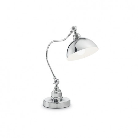 Stolní lampa Ideal Lux Amsterdam TL1 cromo 131757 chromová 