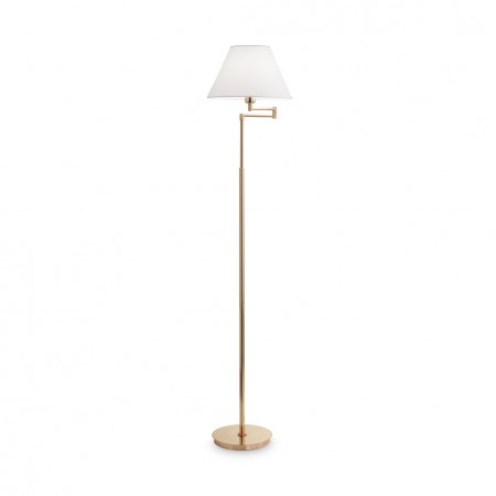 Stojací lampa Ideal Lux Beverly PT1 ottone satinato 140315 mosazná