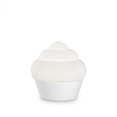 Stolní lampa Ideal Lux Cupcake TL1 bianco 194417 bílá